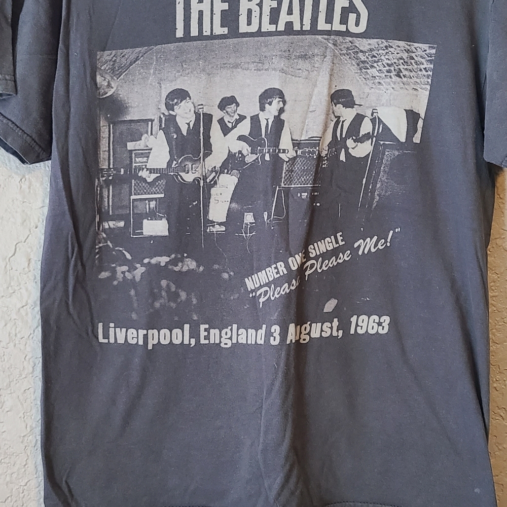 The Beatles Gray Short Sleeve Tee